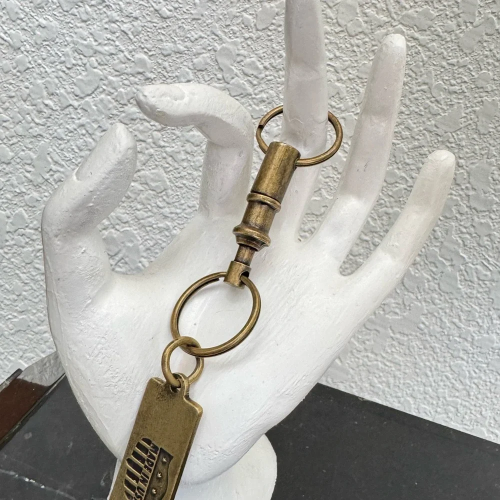 Vintage NRA-ILA Brass Quick Release Keychain National Rifle Association USA‎ NRA